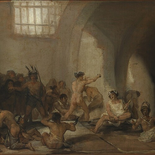 Personen, die sich merkwürdig verhalten, beschäftigen die Menschheit seit jeher. Dies spiegelt sich auch in der Kunst wider, so etwa in Francisco de Goyas «Casa de Locos». Bild: Francisco Goya, Public domain, via Wikimedia Commons