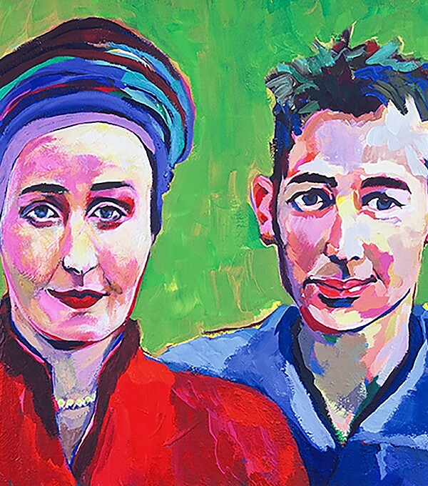 Gemeinsame Werte sind für eine Beziehung wichtiger als ähnliche Charaktereigenschaften. Bild: Barbara Egin, «Gerard und Bourke» (1999)