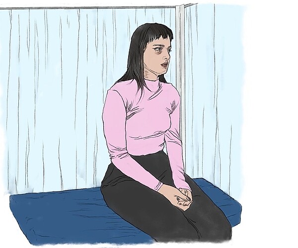 Blaue Flecken und was noch? Häusliche Gewalt erkennen kann Leben retten. Illustration: Maksim Klopfstein