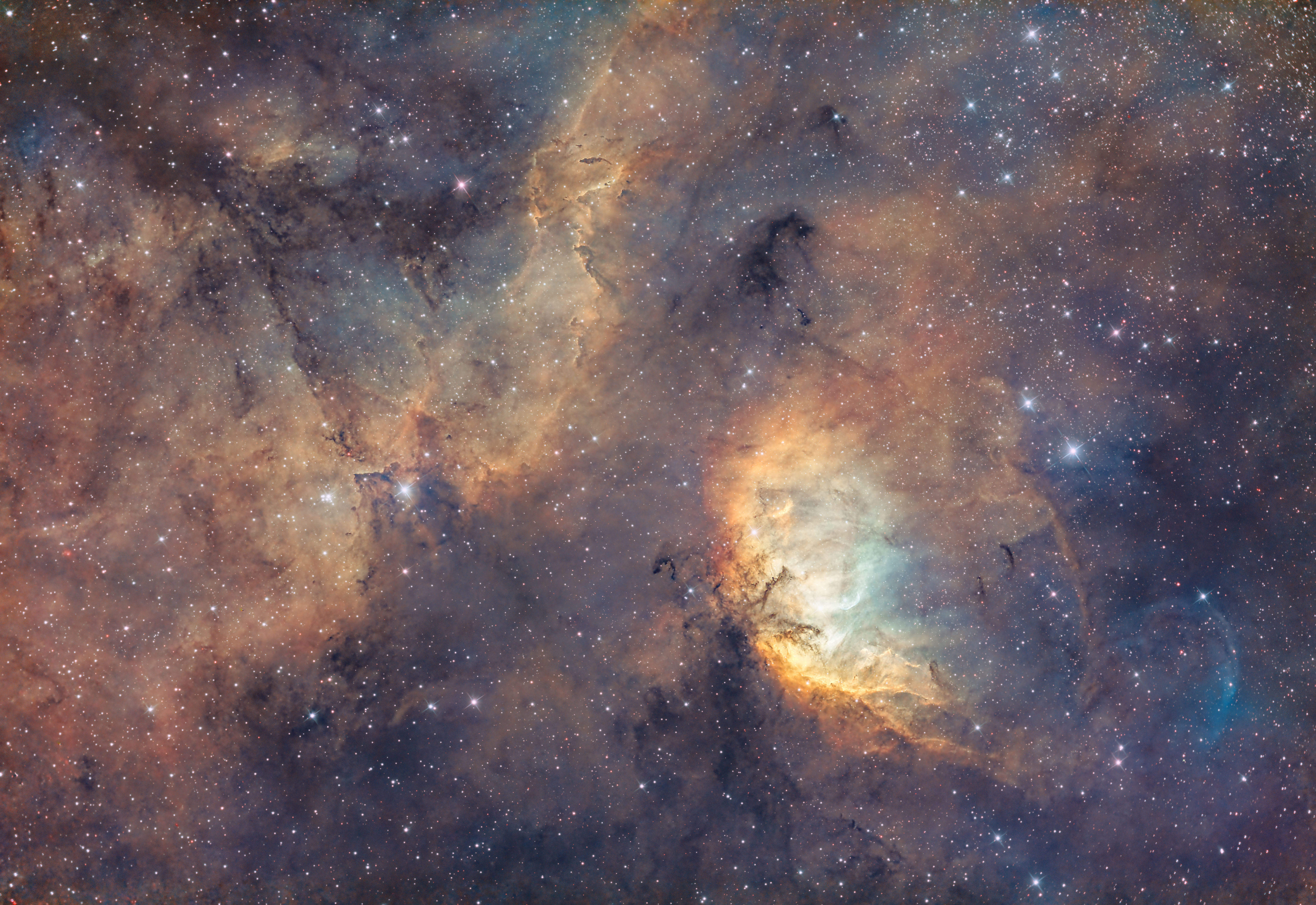 Bild des Tulpennebels, aufgenommen über 42 Stunden, von einem Balkon in Zürich im Jahr 2022. Bild: Basilio Noris