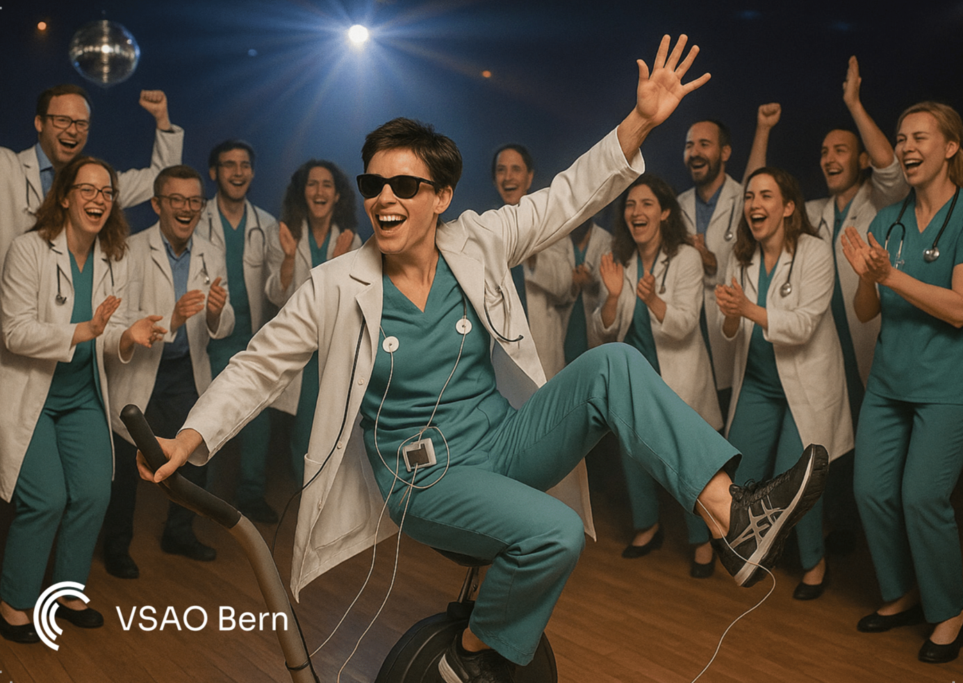 Musik und gute Vibes erwarten dich beim Jubiläum in Bern. Bild: Adobe Stock, bearbeitet vom VSAO Bern