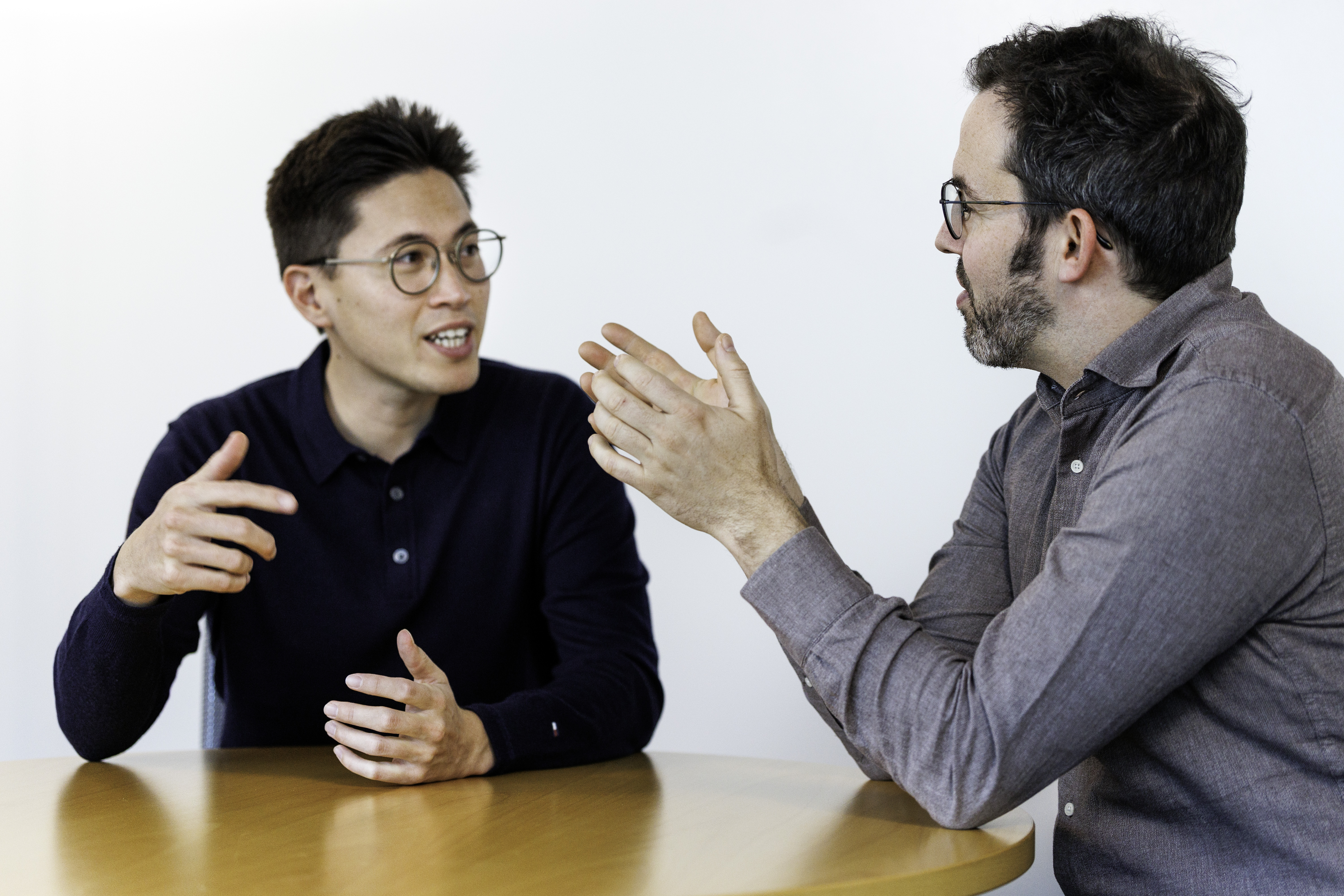 Richard Mansky (l.), seit Oktober vsao-Vizepräsident, und Severin Baerlocher, seit April vsao-Präsident, halten das vsao-Schiff auf Kurs. Bild: Severin Nowacki